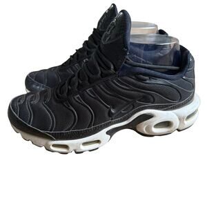 Nike Air Max Plus‎ SE Snakeskin Black/White Running Shoe 862201-004 Women's 7.5
